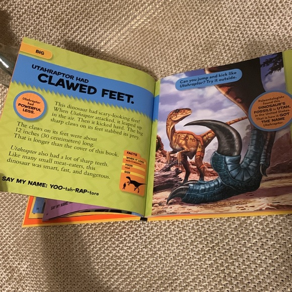 Brand new National Geographic kids hardcover, dinosaur book πππ - Picture 13 of 17